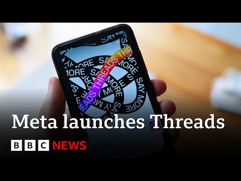 Meta launches Twitter &#039;rival&#039; Threads - BBC News