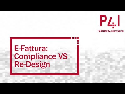 E-Fattura: Compliance vs Re-Design