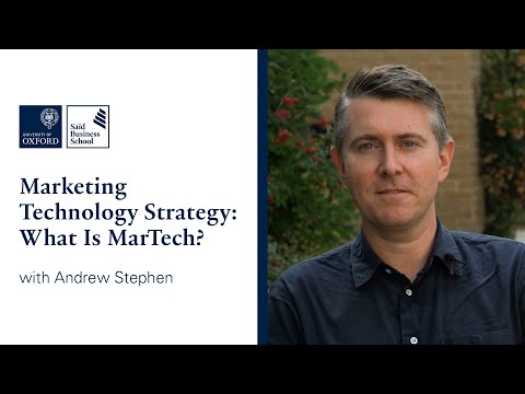 Marketing Technology Strategy: What Is MarTech? | Oxford Saïd